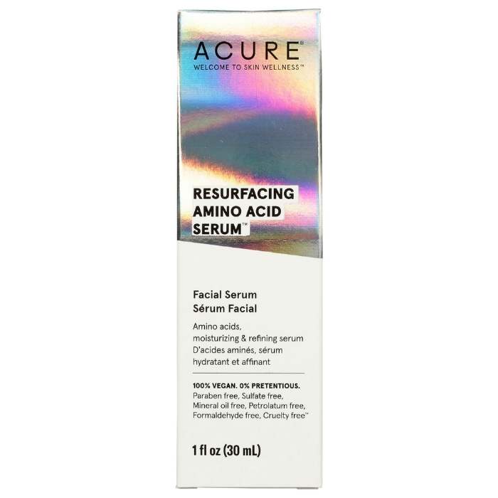 Acure - Resurfacing Amino Acid Serum, 1 fl oz | Order Online at PlantX