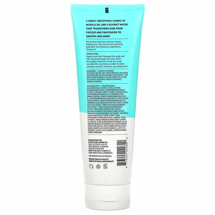 Acure - Simply Smoothing Conditioner, 8 fl oz - back