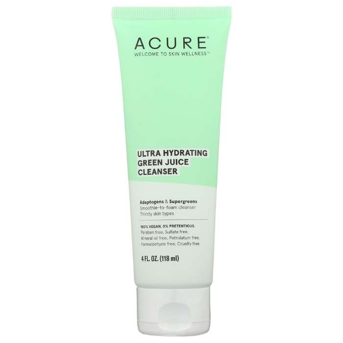 Acure - Ultra Hydrating Green Juice Cleanser, 4 fl oz - front