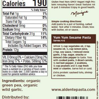 Al Dente-Green Pea & Wild Garlic Pasta