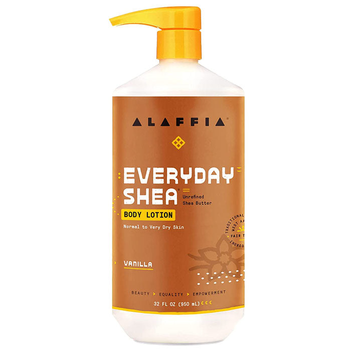 Alaffia - Everyday Shea Body Lotion Vanilla, 32 fl oz