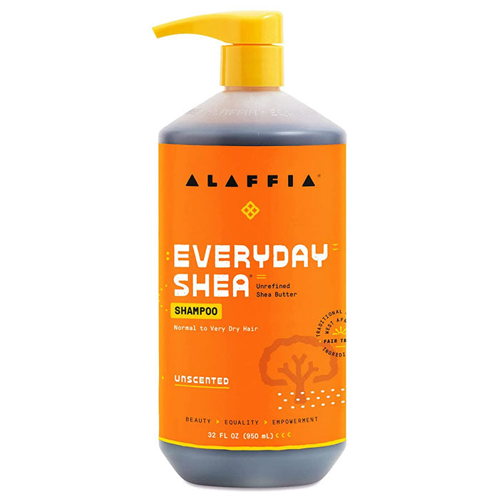 Alaffia - Everyday Shea Unscented Shampoo, 32 fl oz