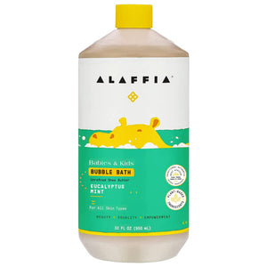 Alaffia - Kids Bubble Bath Eucalyptus Mint, 32 fl oz