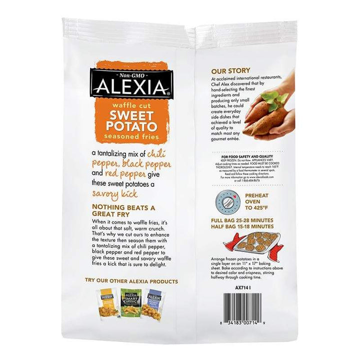 834183100086 - alexia sweet potato fries back