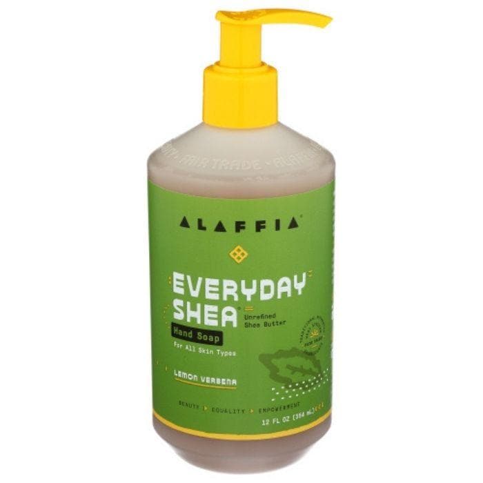 Allafia - Liquid Hand lemon verbena Soap front