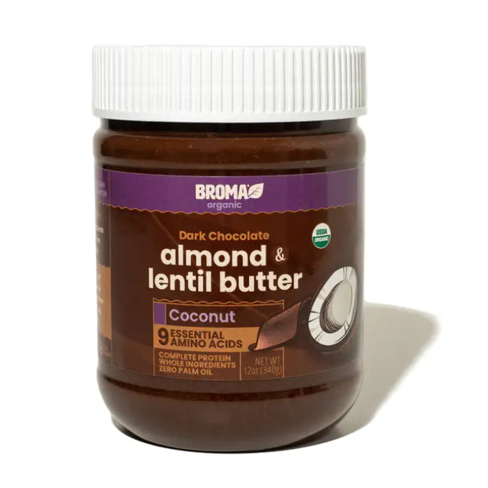 Broma - Almond and lentil butter Coconut, 12oz