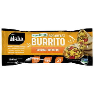 Alpha Foods - Plant-Based Breakfast Burritos, 5oz | Assorted Flavors