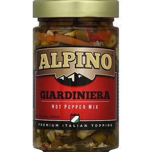 Alpino - Pepper Giardiniera Mix 12oz | Pack of 6