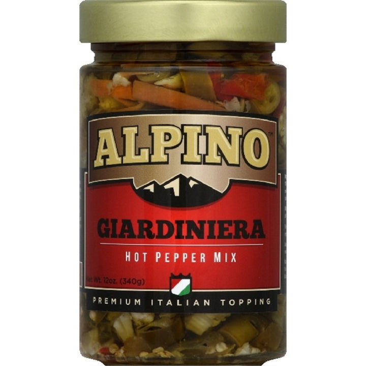 Alpino - Hot Pepper Mix Giardiniera, 12oz | Pack of 6 - PlantX US