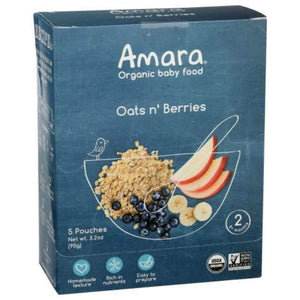 Amara - Organic Dried Baby Food, 5 Pouches | Multiple Flavors