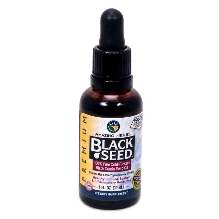 Amazing Herbs - Premium Black Seed Oil