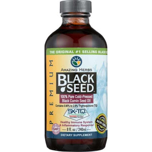 Amazing Herbs - Premium Black Seed Oil, 8 fl oz