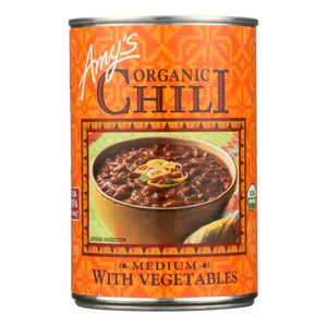 Amy's - Organic Medium Chili With Veggies - 14.7 Oz
 | Pack of 12