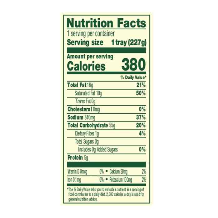 Amy's - Organic Rice Mac & Cheeze, 8oz - Nutrition Facts
