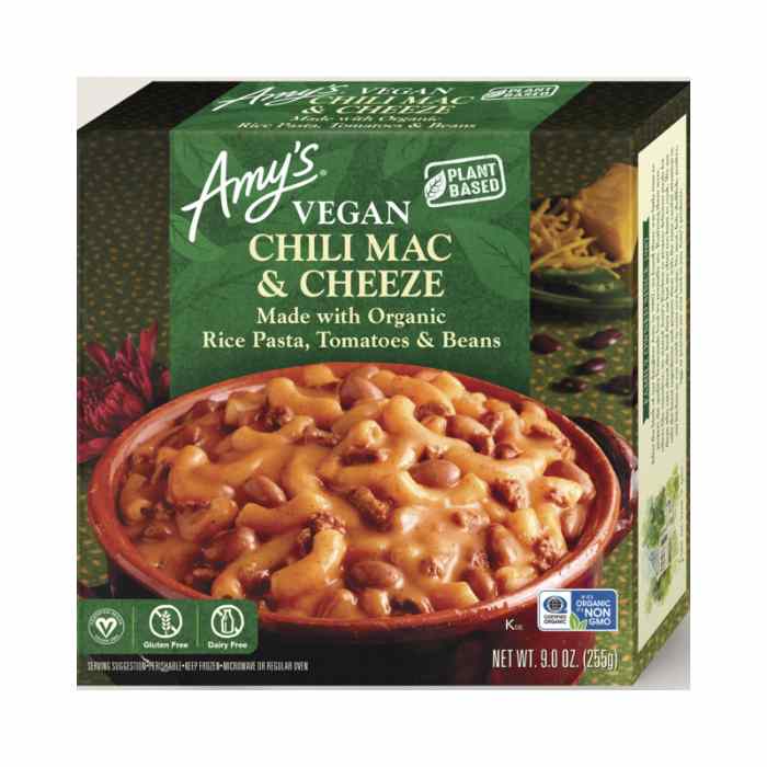 Amy's - Organic Vegan Chili Mac & Cheeze, 9oz- Front