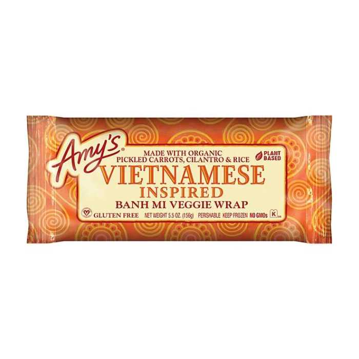 Amy's - Vietnamese Banh Mi Wrap, 5.5oz - Front