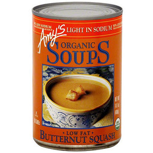 Amy's Organic Butternut Squash Soup, Light in Sodium, 14.1 oz
 | Pack of 12