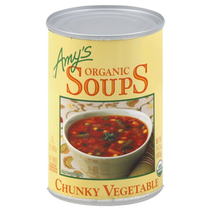 Amy's Organic Soup Chunky Vegetable 14.3 Oz
 | Pack of 12