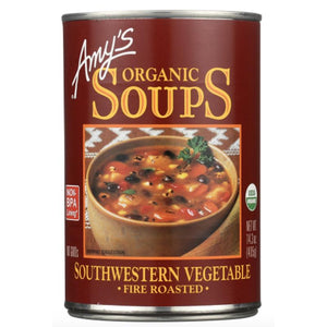 Amy's - Southwestern Fire Roasted Vegan Vegetable Soup, 14.3oz