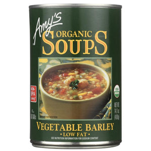Amy's - Vegetable Barley Low Fat Soup, 14.1oz