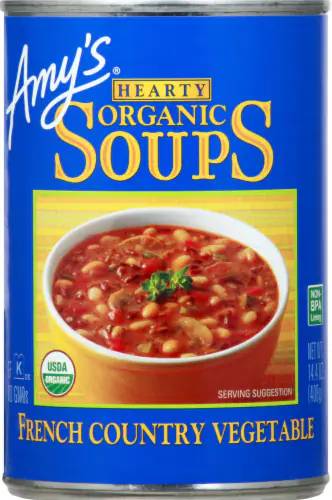 Amys Hearty French Country Vegetable Soup - 14.4 OZ
 | Pack of 12 - PlantX US