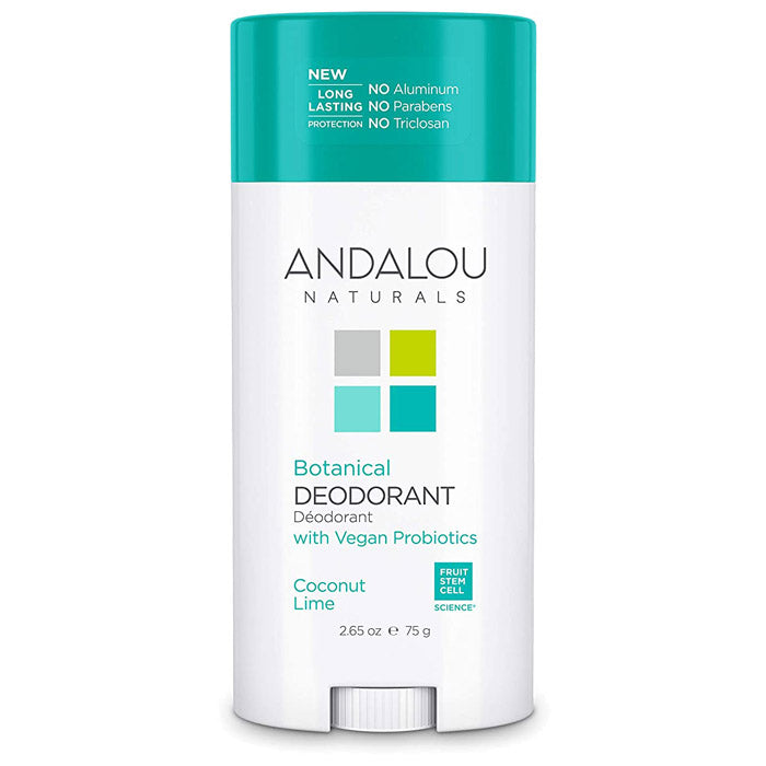 Andalou Naturals - Botanical Deodorant Coconut Lime, 2.65oz
