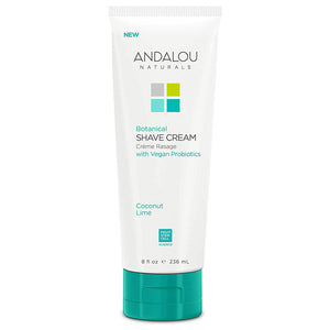 Andalou Naturals - Botanical Shave Cream Coconut Lime, 8 fl oz