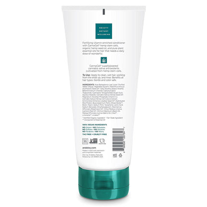 Andalou Naturals - CannaCell Vitamin Conditioner Daily Dose, 8.5 fl oz - back