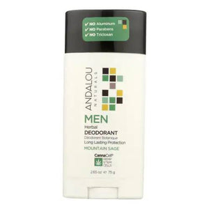 Andalou Naturals - Deodorant Men's Herbal, 2.65 oz