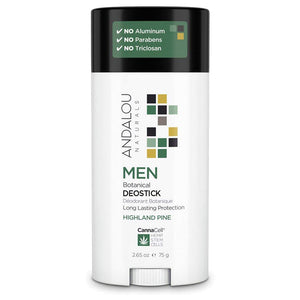 Andalou Naturals - Men Botanical Deodorant Highland Pine, 2.65 oz