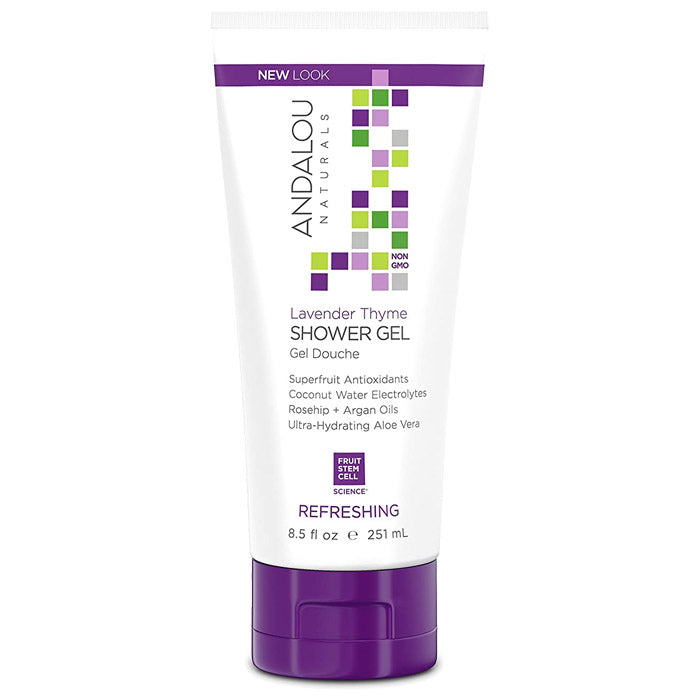Andalou Naturals - Refreshing Shower Gel Lavender Thyme, 8.5 fl oz
