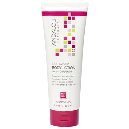 Andalou Naturals - Soothing Body Lotion 1000 Roses, 8 fl oz