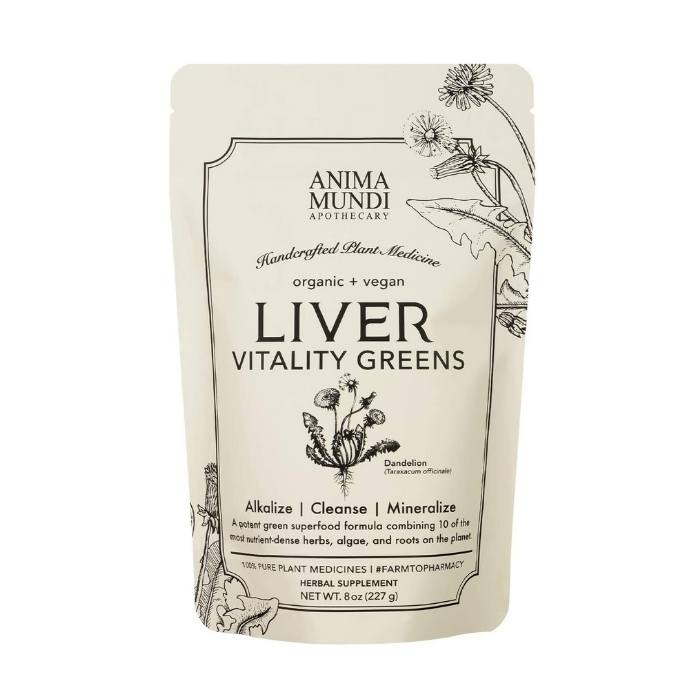 Anima Mundi - Liver Vitality: Organic Green Detox, 8oz - front