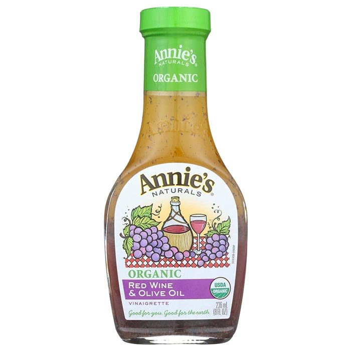 Annie's Homegrown - Organic Red Wine & Olive Oil Vinaigrette, 8oz