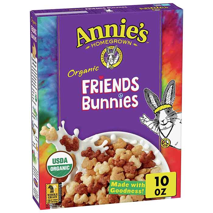 Annie's Homegrown Organic Cereal - Friends Binnies, 10oz