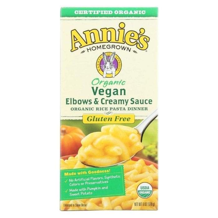 Annie’s Homegrown Organic Elbows and Creamy Sauce front