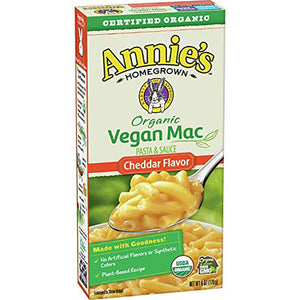 Annie's Homegrown - Organic Vegan Mac Cheddar Flavor, 6oz