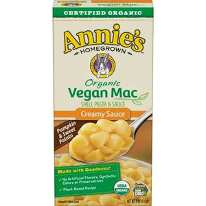 Annies Homegrown: Organic Vegan Shells & Creamy Sauce, 6 Oz
 | Pack of 12
