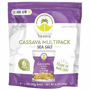 Artisan Tropic - Cassava Strips - Sea Salt, 6-Pack