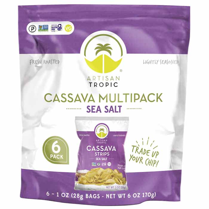 Artisan Tropic - Cassava Chips - Sea Salt, 6-Pack