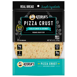 Atorias - Pizza Crust Cauliflower Coconut, 6oz | Pack of 8