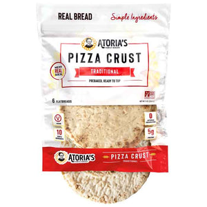 Atorias - Pizza Crust Traditional, 9oz | Pack of 8