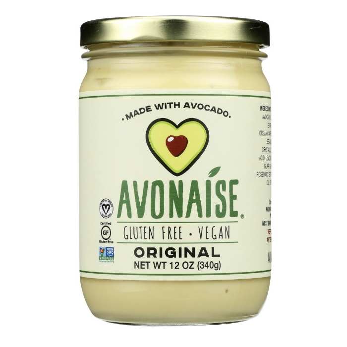 Avonaise - Vegan Avocado Mayo, 12oz - Original - Front
