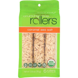 Bamboo Lane - Organic Crunchy Rice Rollers Caramel Sea Salt, 2.6 oz | Pack of 8