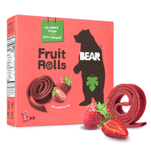 BEAR Snacks - Fruit Rolls Halloween Variety Pack, 8.4oz | Pack of 5