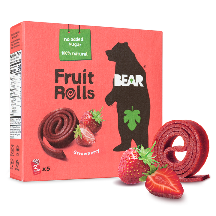 BEAR Snacks - Fruit Rolls Halloween Variety Pack, 8.4oz | Pack of 5 - PlantX US