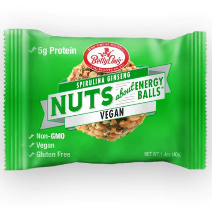 BETTY LOU'S - Spirulina Ginseng Nuts About Energy Balls 