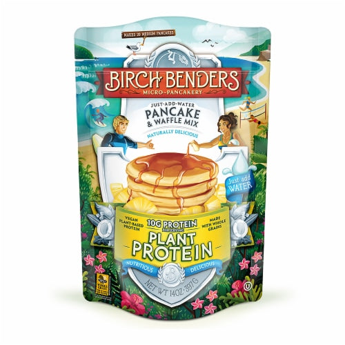 BIRCH BENDERS: Plant Protein Pancake & Waffle Mix, 14 oz 
 | Pack of 6 - PlantX US