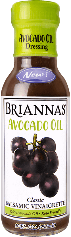 Briannas - Avocado Oil Classic Balsamic Vinaigrette, 10 fl oz | Pack of 6 - PlantX US