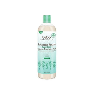 Babo Botanicals - 3 in 1 Eucalyptus Remedy™ Shampoo, Bubble Bath and Wash, 15oz
